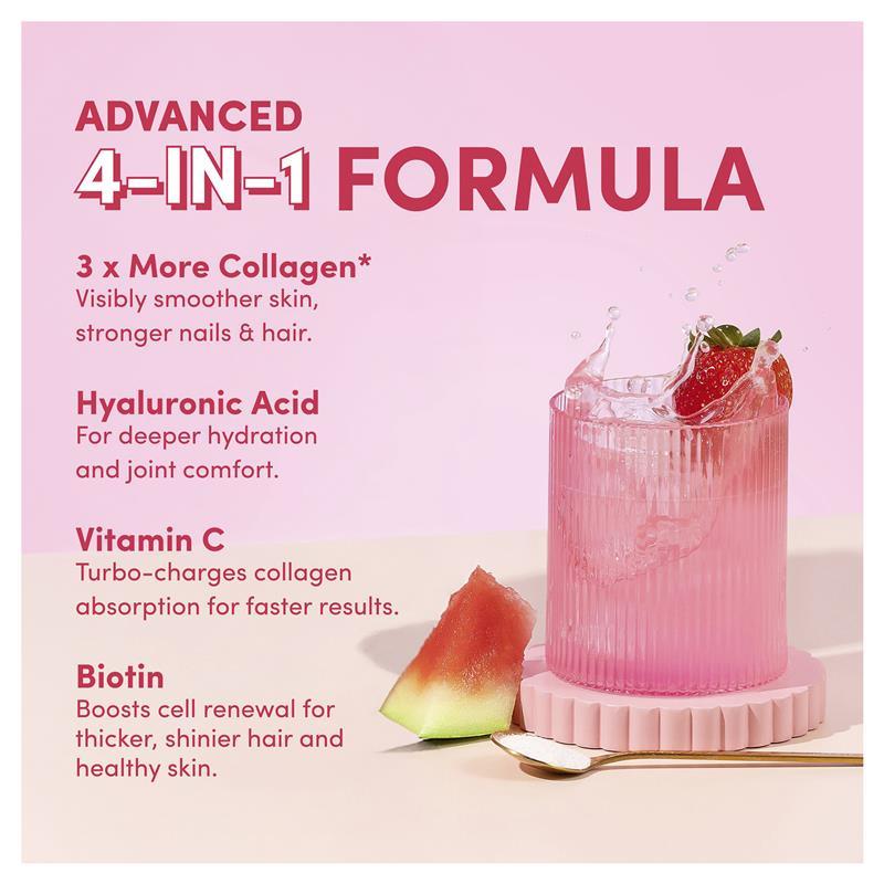 The Collagen Co Premium Collagen Peptides Strawberry Watermelon 560g