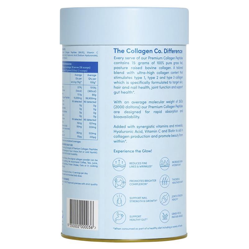The Collagen Co Premium Collagen Peptides Unflavoured 420g