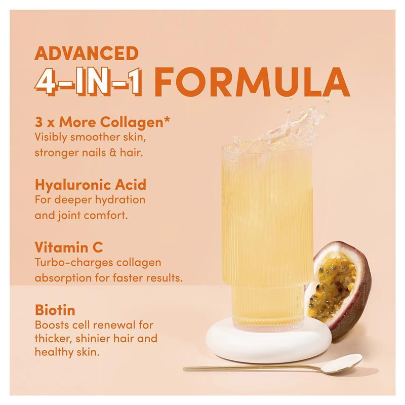 The Collagen Co Premium Collagen Peptides Passionfruit Mango 560g