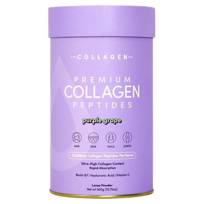 The Collagen Co Premium Collagen Peptides Purple Grape 560g