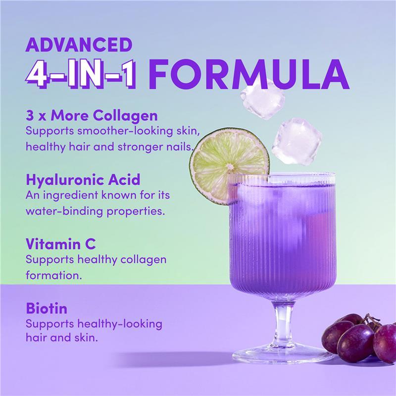 The Collagen Co Premium Collagen Peptides Purple Grape 560g