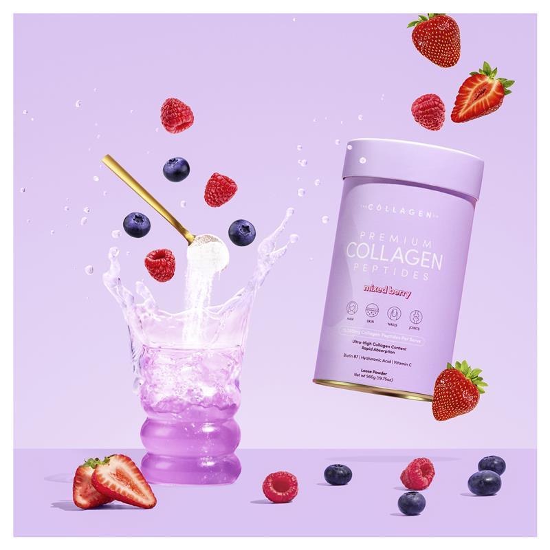 The Collagen Co Premium Collagen Peptides Purple Grape 560g