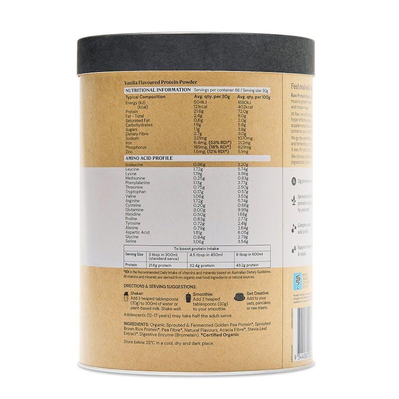 Amazonia Raw Protein Isolate Vanilla 2kg