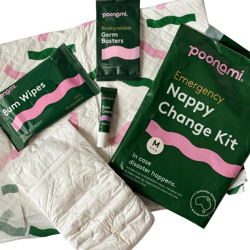Poonami Nappy Change Kit Medium 3 Pack
