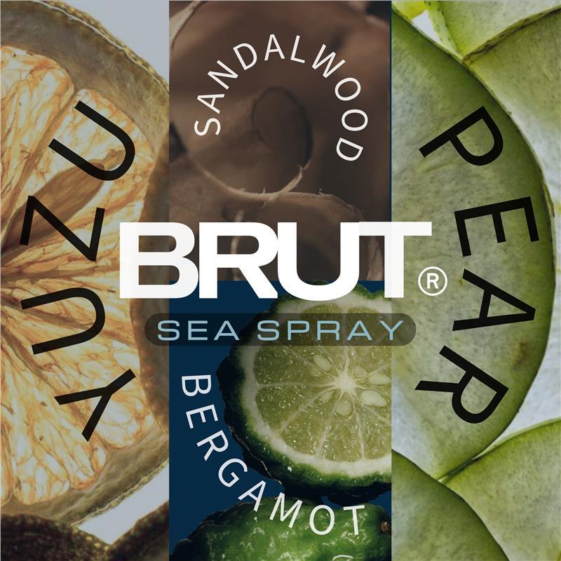 Brut Essence 72HR Antiperspirant Deodorant Sea Spray 130g