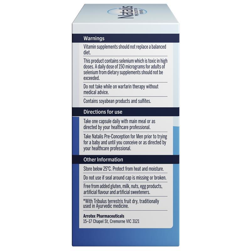 Natalis Conceive Support for Men 90 Capsules