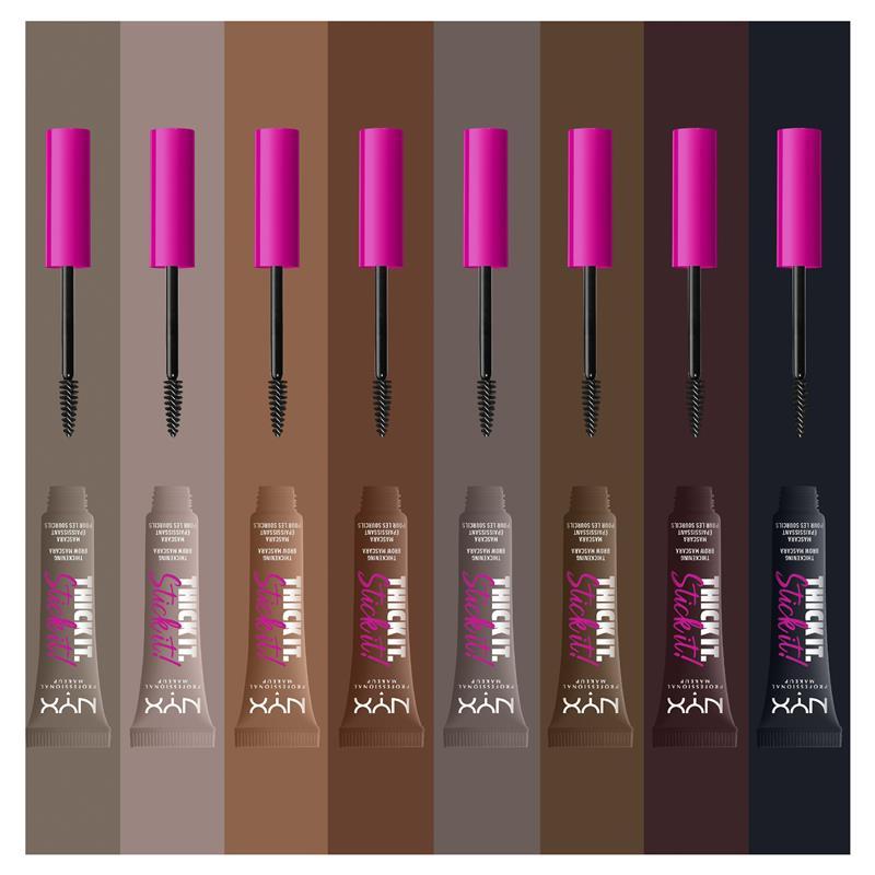 NYX Thick It. Stick It! Brow Mascara Black