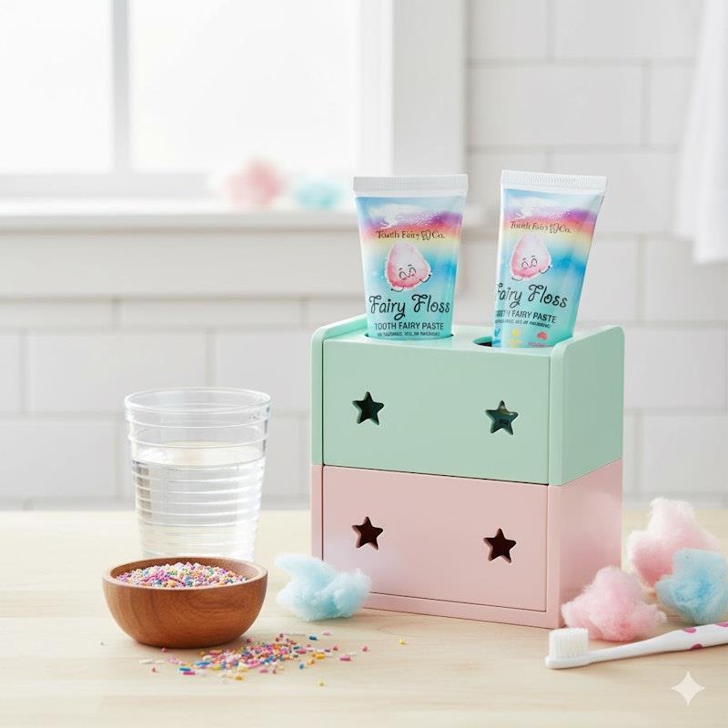 Tooth Fairy & Co - Fairy Floss Tooth Fairy Paste 4 Pack