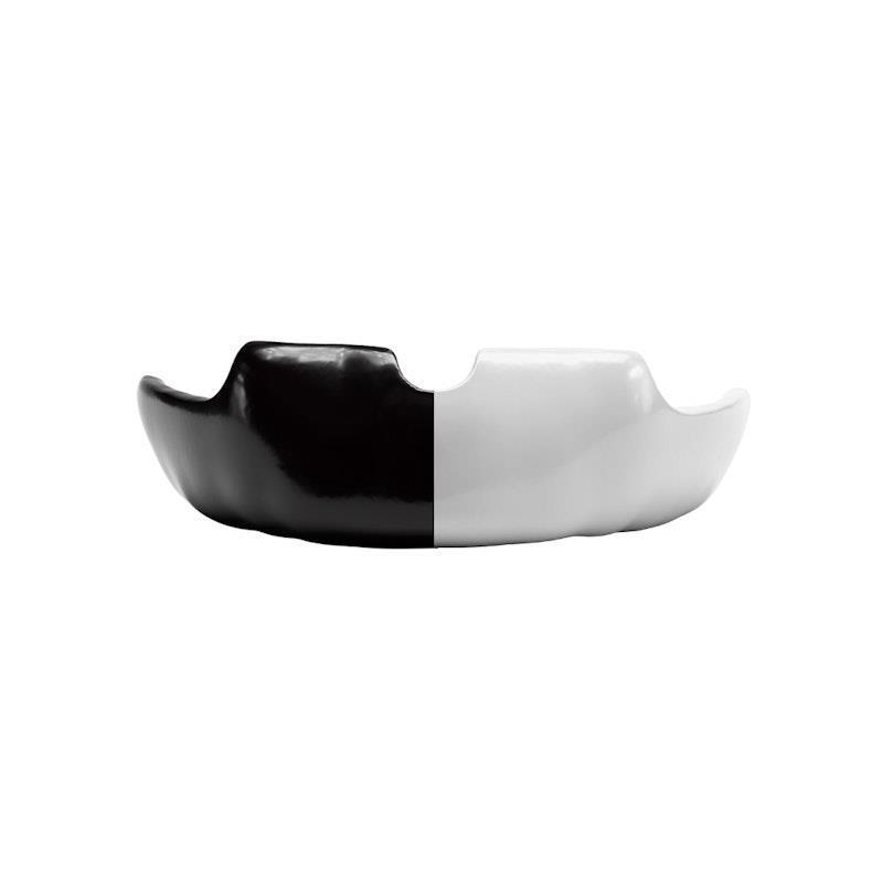 CHAMP Custom Made Classic Black & White Design Mouthguard ProCHAMP Youth (15Yrs Under)