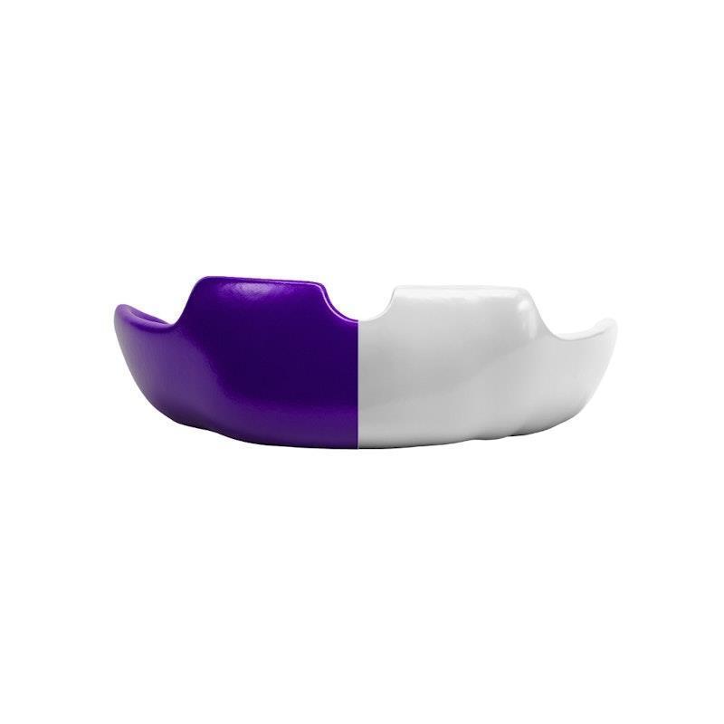 CHAMP Custom Made Classic Purple & White Design Mouthguard ProCHAMP Youth (15Yrs Under)