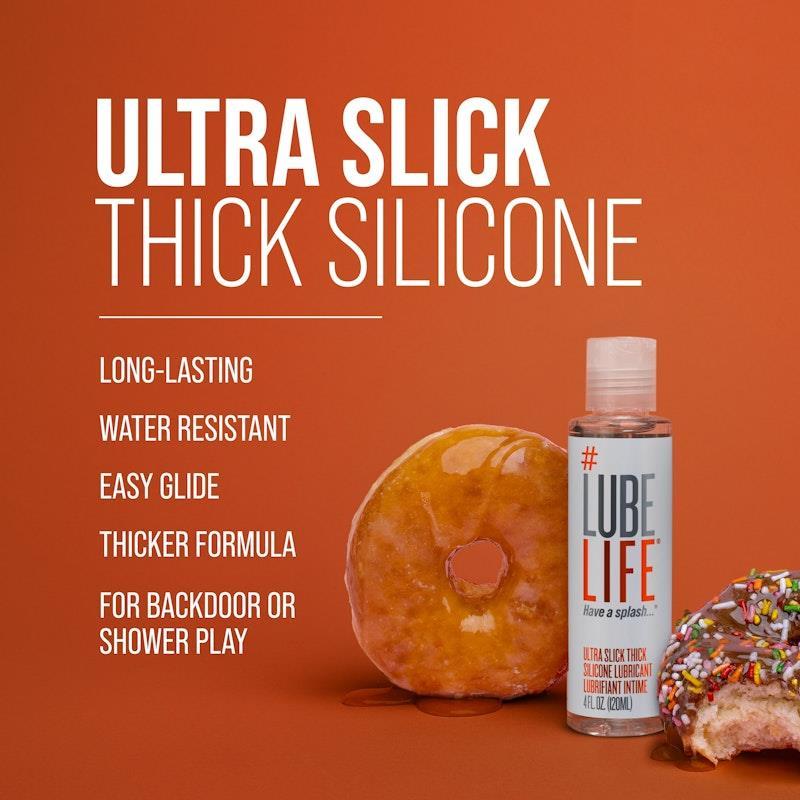 Lube Life - Ultra Thick Slick Silicone Lubricant 4Fl oz/Flavourless