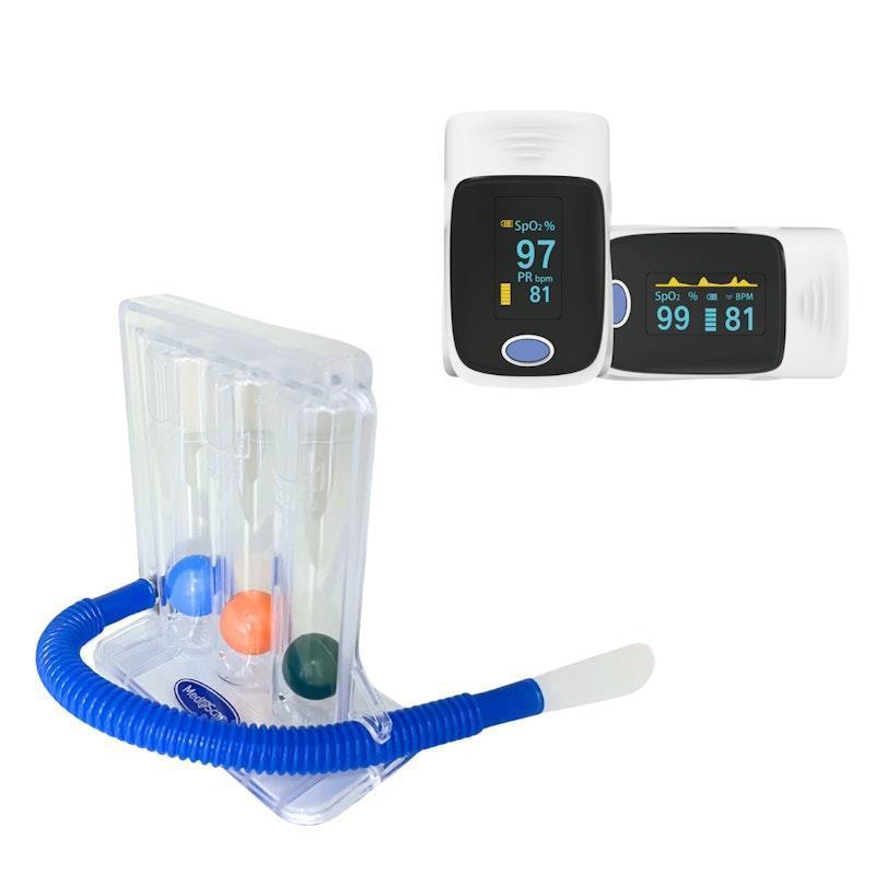 MedeScan Oximeter + RespiraFit Spirometer Bundle
