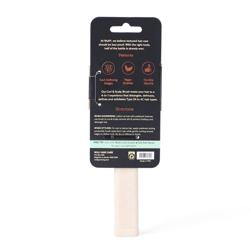 Wuli Hair Care Curl & Scalp Brush 1Unit