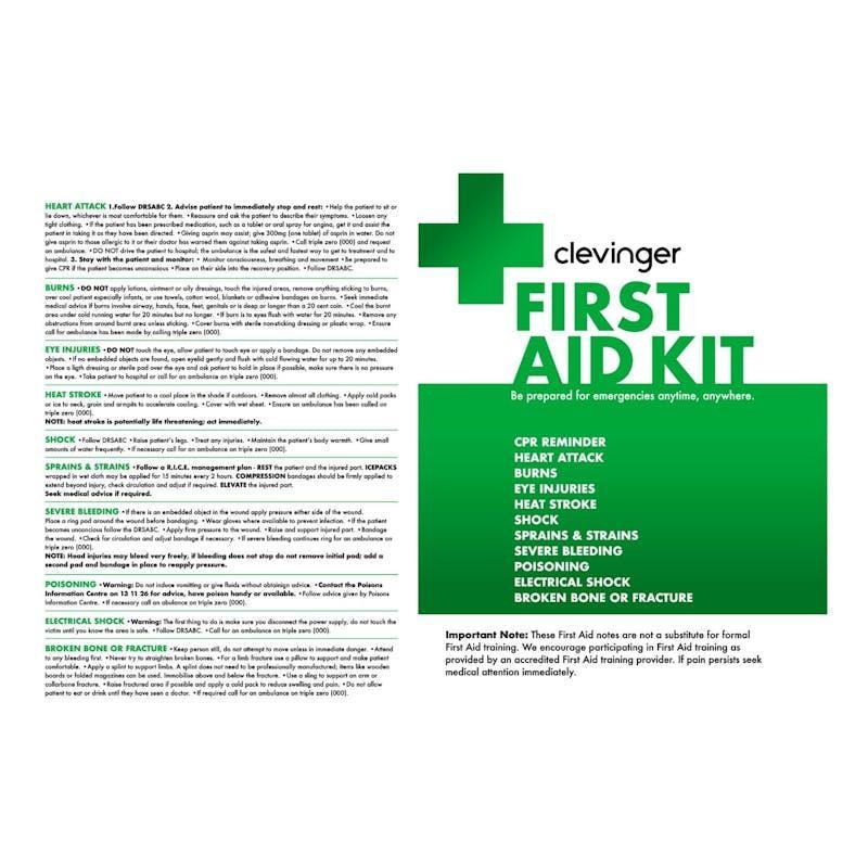 Clevinger Deluxe Emergency First Aid Kit 210 Pieces