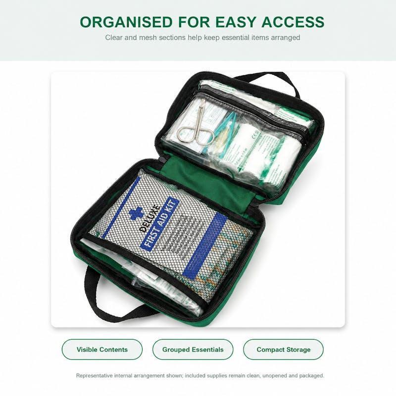Clevinger Deluxe Emergency First Aid Kit 210 Pieces