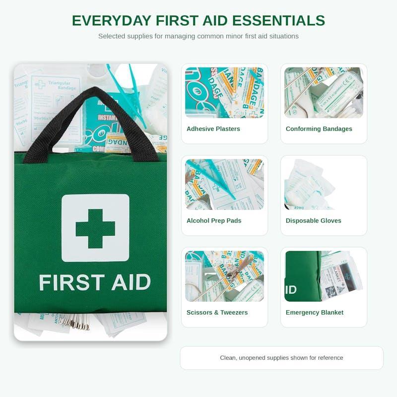 Clevinger Deluxe Emergency First Aid Kit 210 Pieces