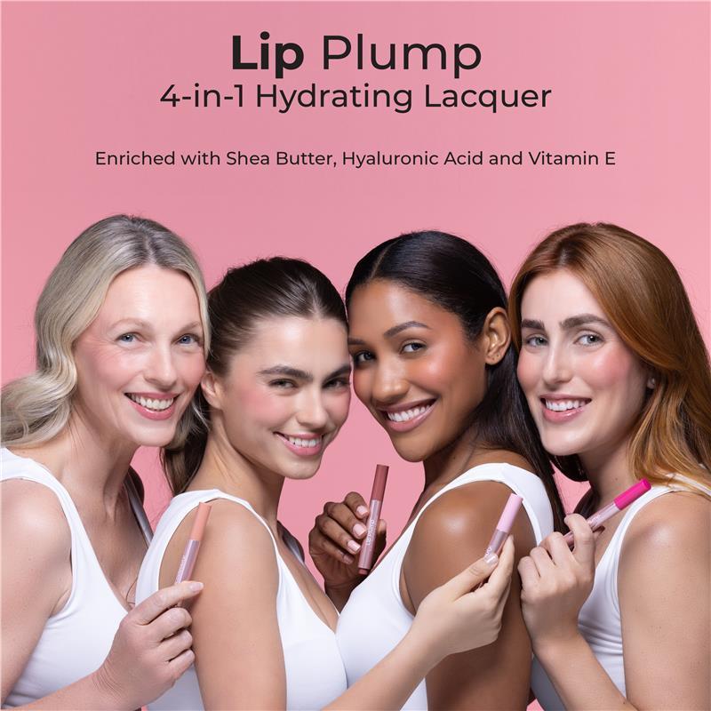 McoBeauty Lip Plump 4-in-1 Hydrating Lacquer Lily - Dusty Pink