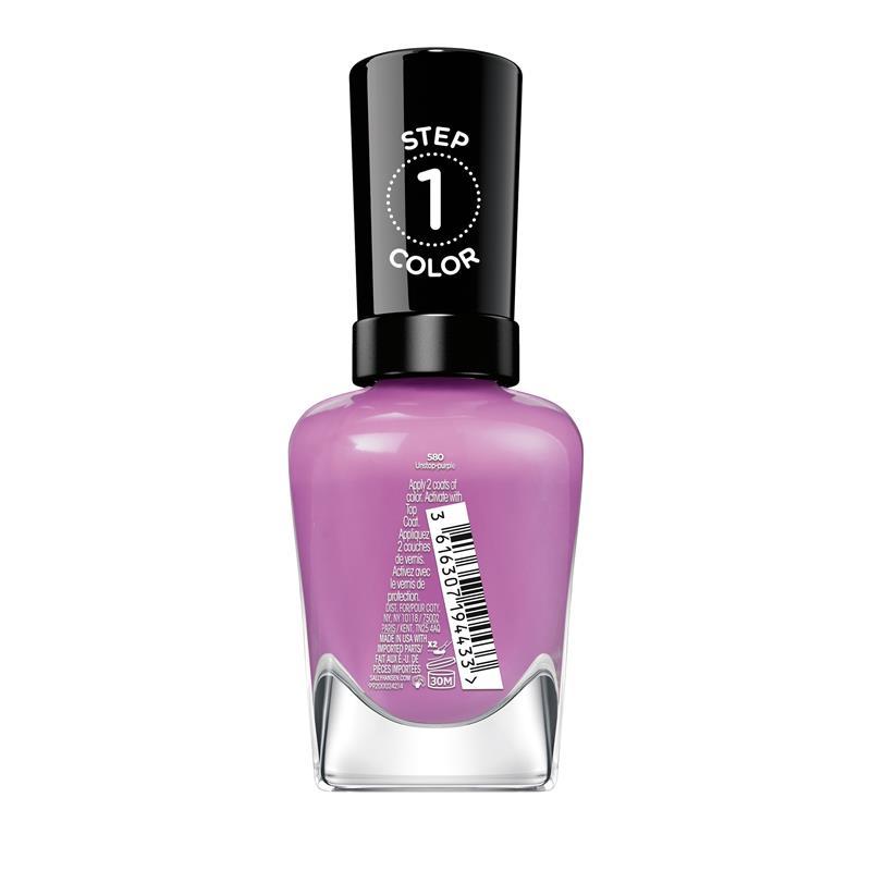 Sally Hansen Miracle Gel Nail Polish Unstop-purple 14.7ml