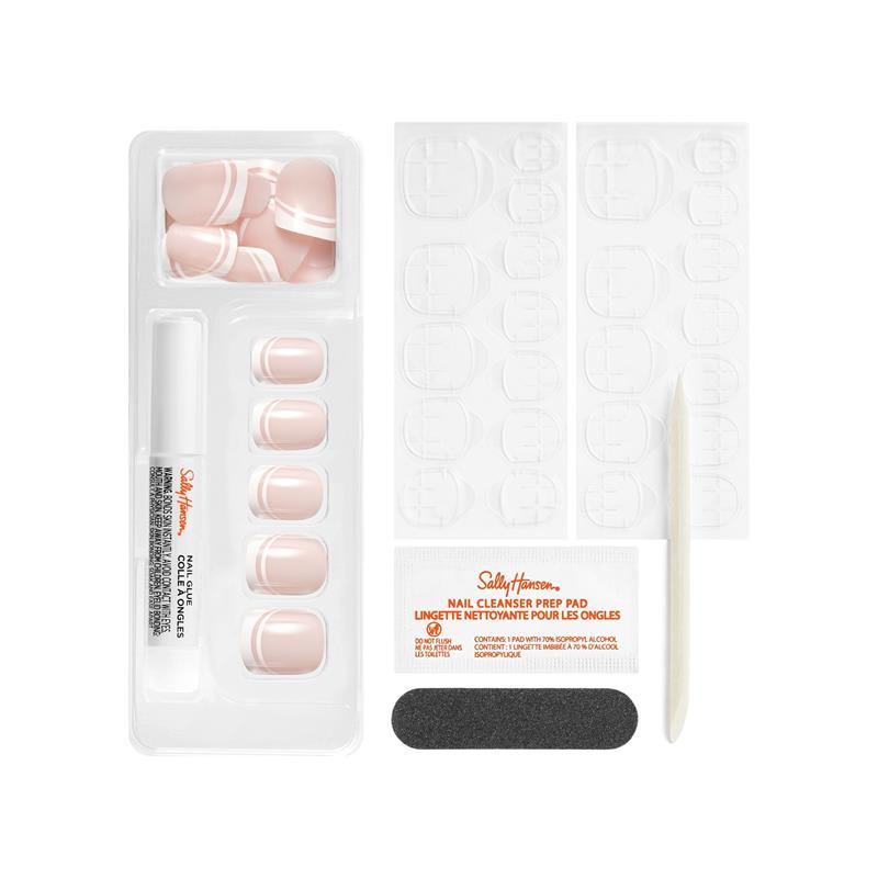 Sally Hansen Salon Effects Perfect Press-On Shortease Petite French 30 Pieces