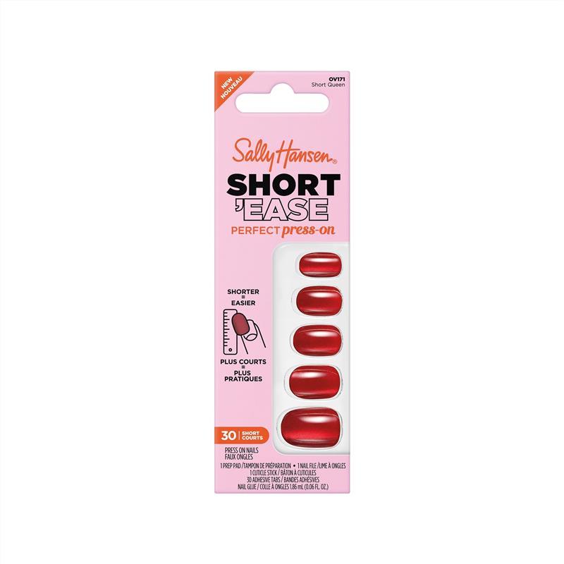 Sally Hansen Salon Effects Perfect Press-On Shortease Short Queen 30 Pieces