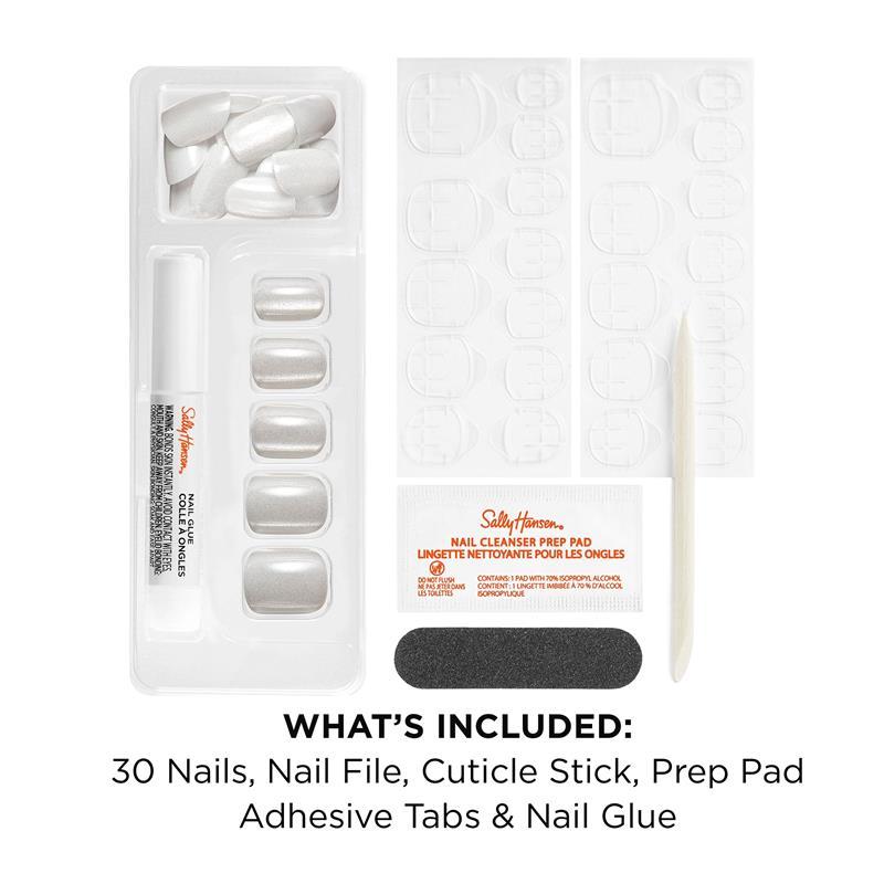 Sally Hansen Salon Effects Perfect Press-On Shortease Short Circute 30 Pieces