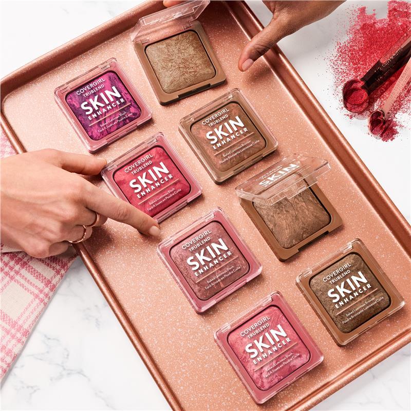 Covergirl Trublend Skin Enhancer Baked Luminous Blush 420 Strawberry Drizzle 8g