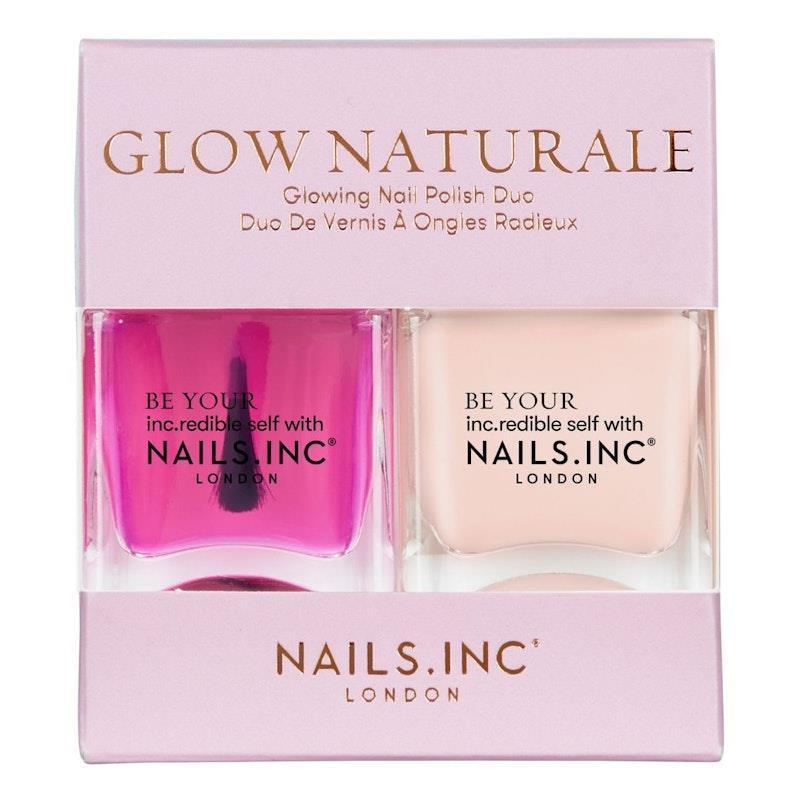 Nails Inc Nail Polish - Glow Naturale 2 Pack