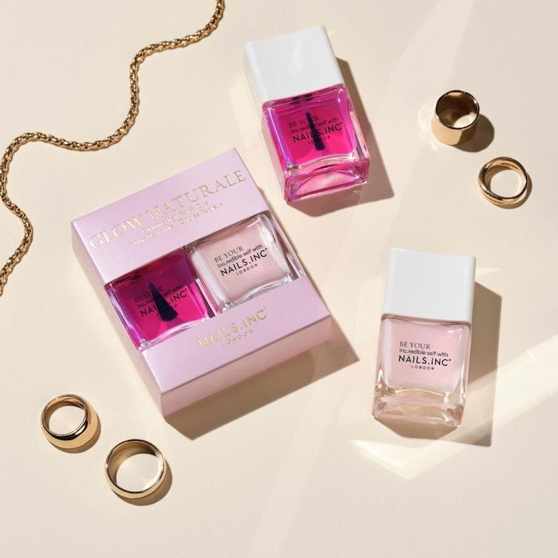 Nails Inc Nail Polish - Glow Naturale 2 Pack