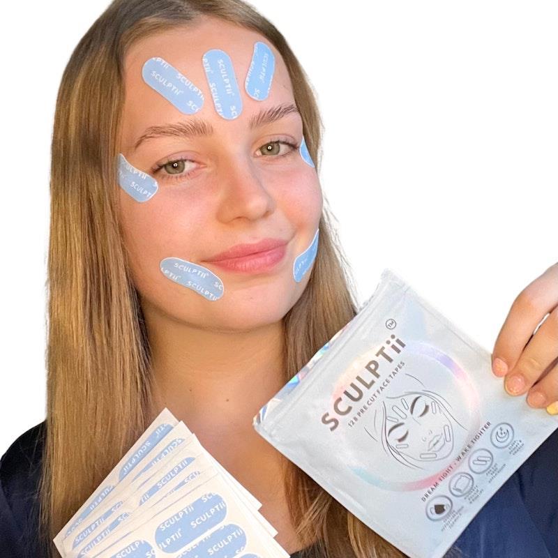 SCULPTii Precut Face Tapes 128 Pack