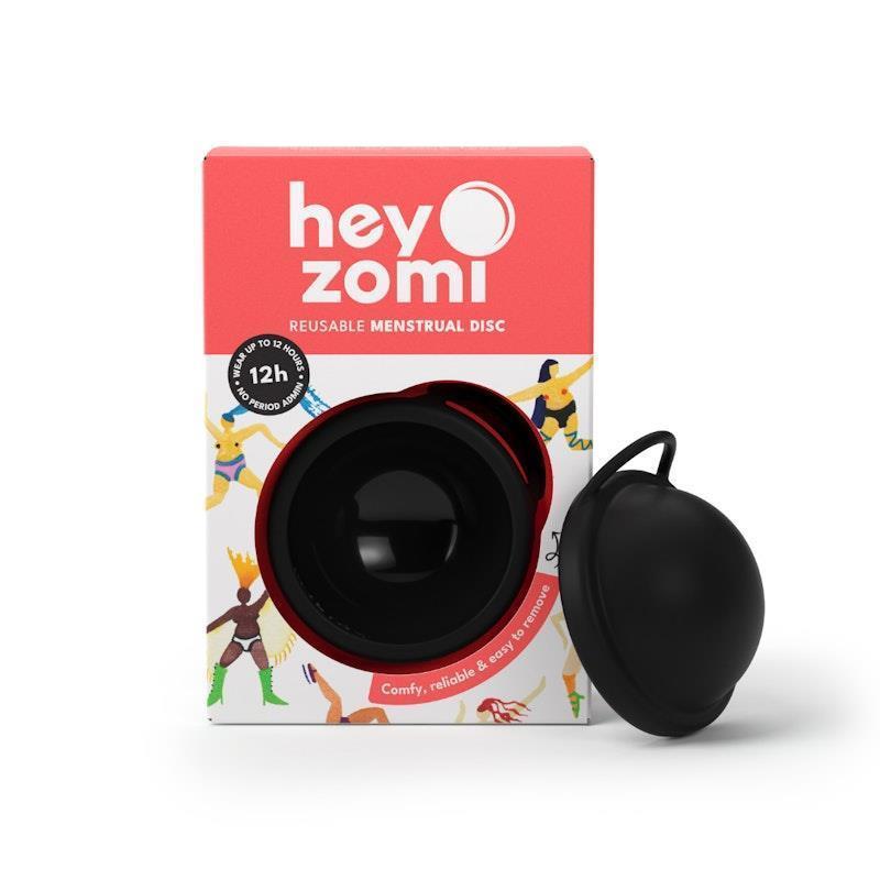 Hey Zomi Reusable Menstrual Disc Black