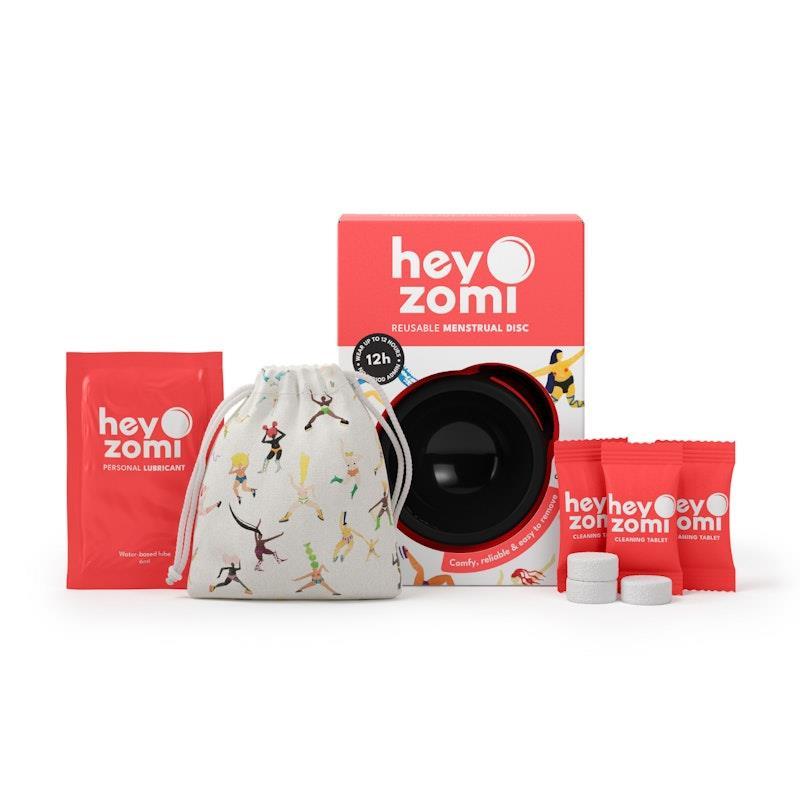 Hey Zomi Reusable Menstrual Disc Black