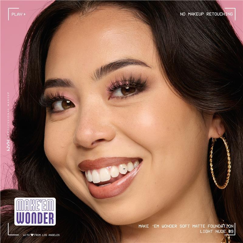 NYX Make EM Wonder Foundation Light Nude