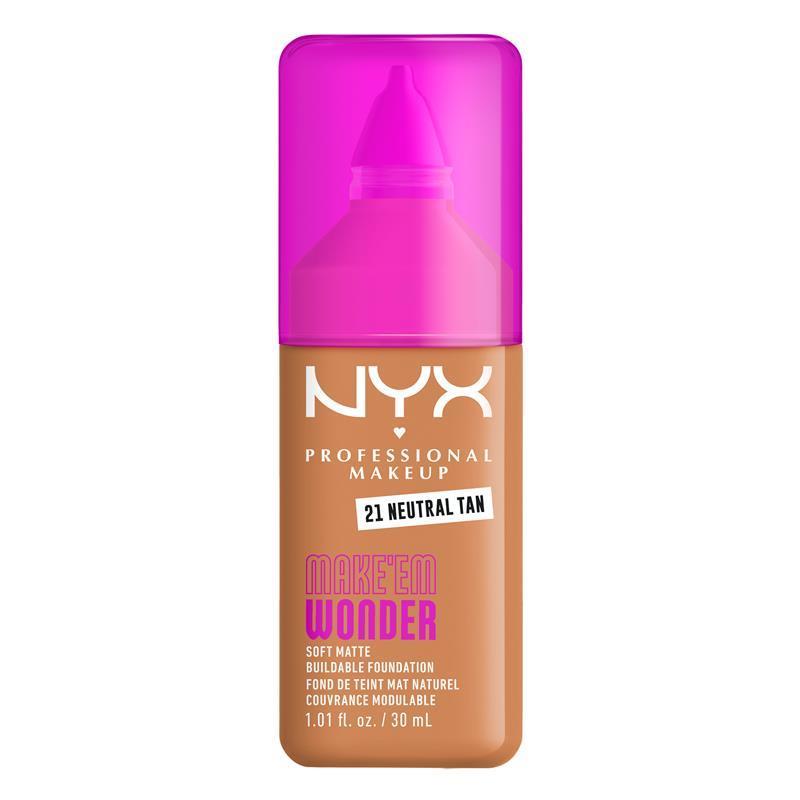 NYX Make EM Wonder Foundation Natural Beige