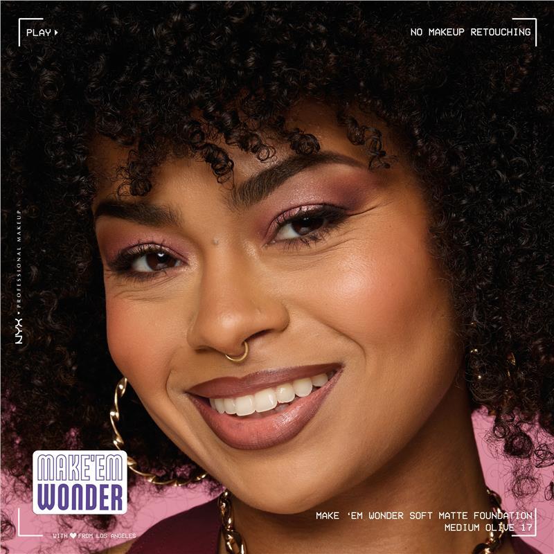 NYX Make EM Wonder Foundation Medium Olive