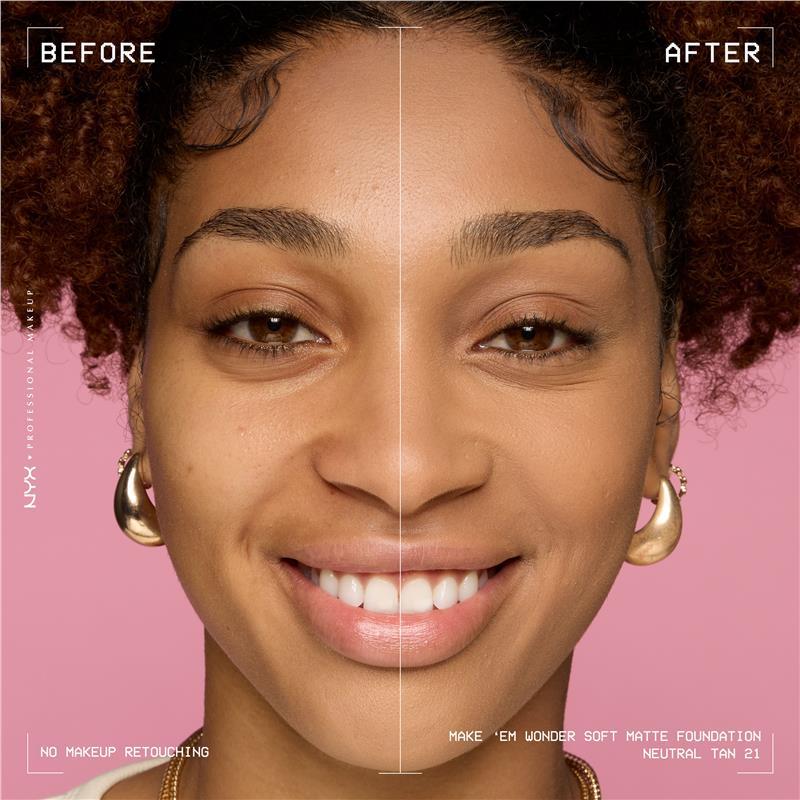 NYX Make EM Wonder Foundation Neutral Tan