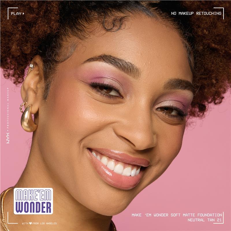 NYX Make EM Wonder Foundation Neutral Tan