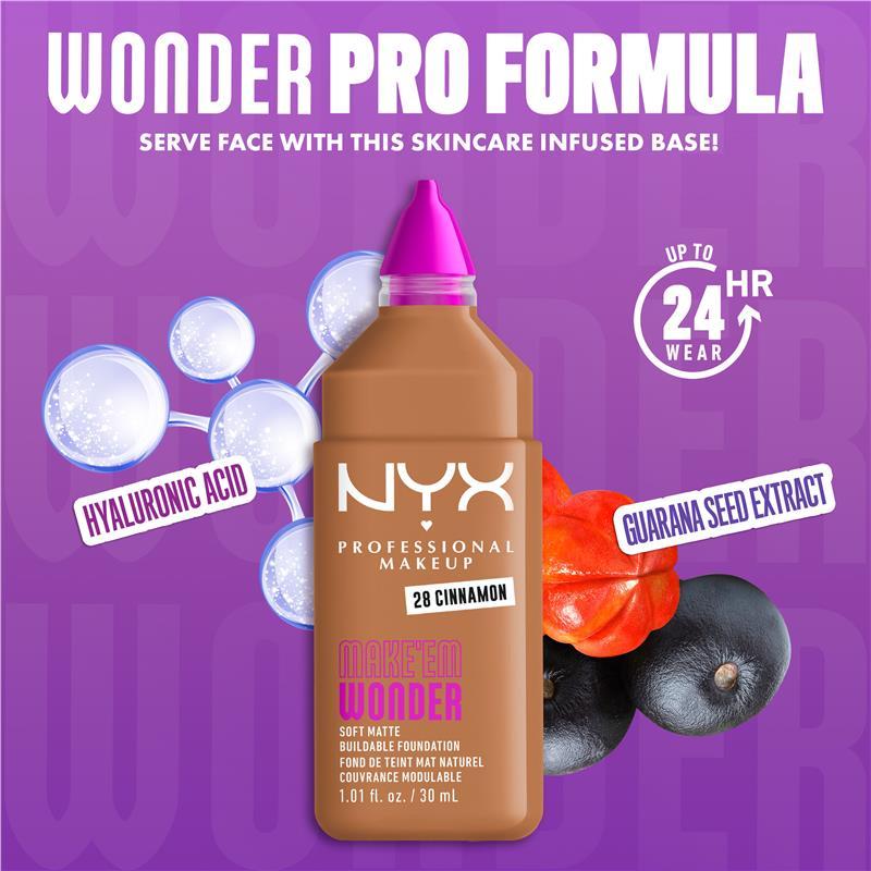 NYX Make EM Wonder Foundation Cinnamon