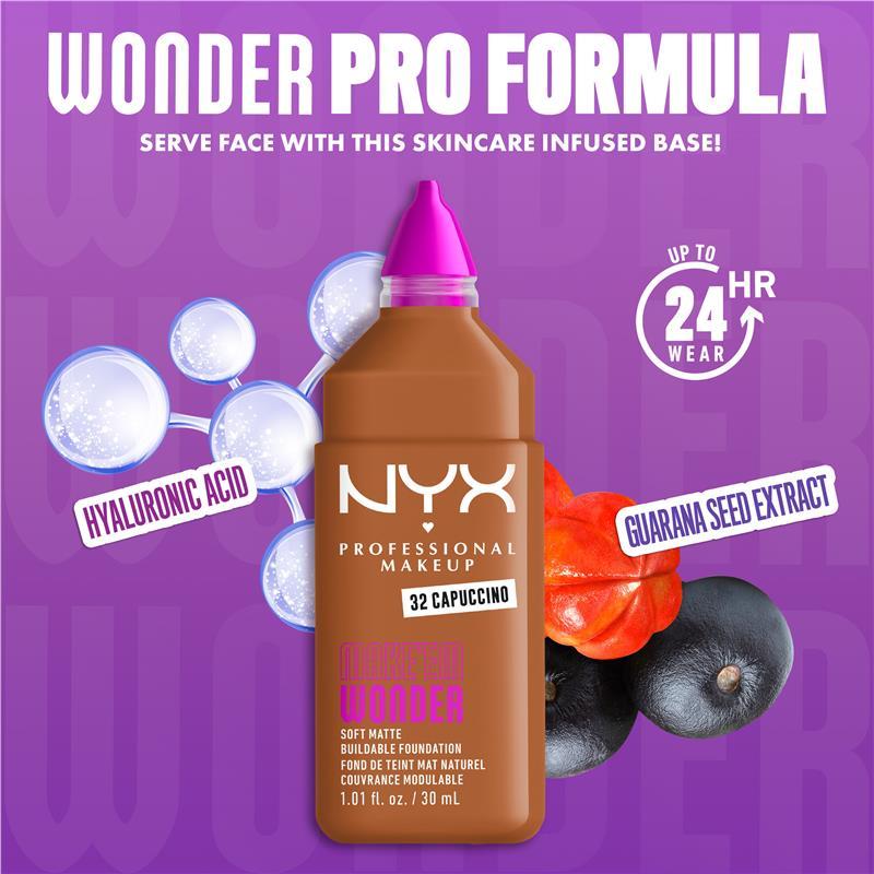 NYX Make EM Wonder Foundation Capuccino
