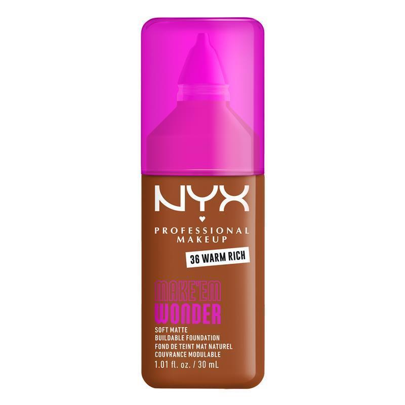 NYX Make EM Wonder Foundation Warm Rich