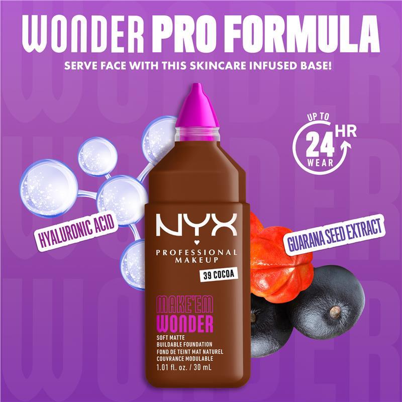 NYX Make EM Wonder Foundation Cocoa