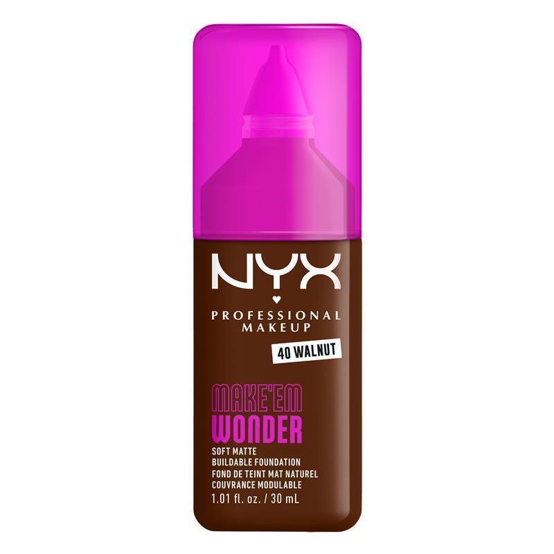 NYX Make EM Wonder Foundation Walnut