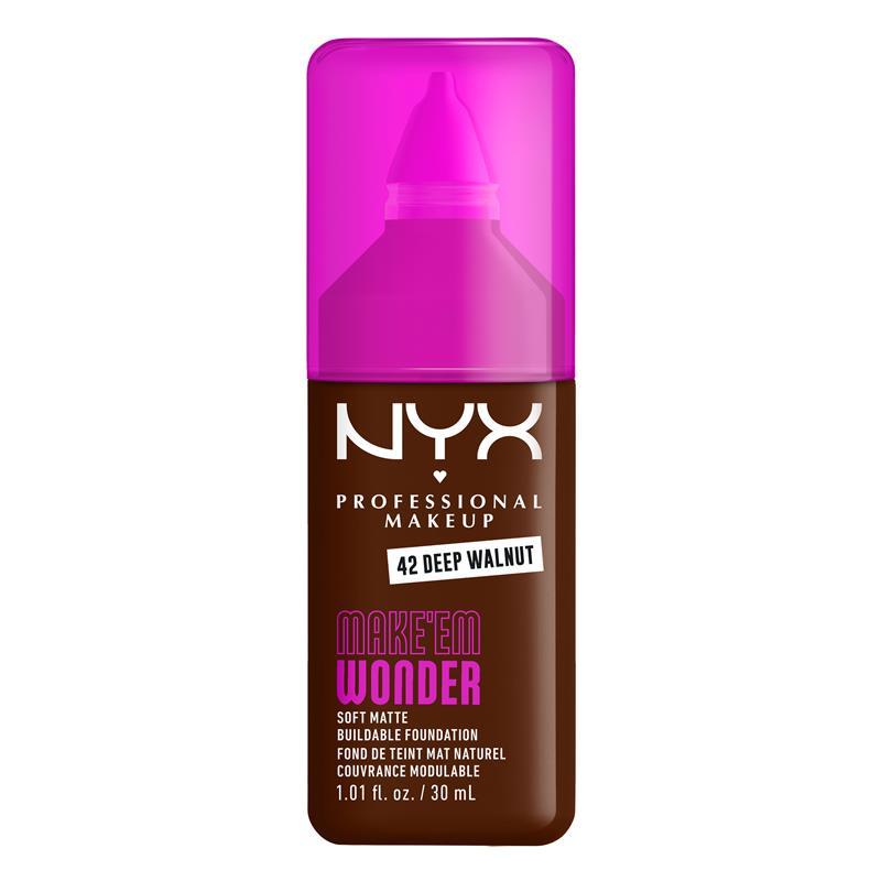 NYX Make EM Wonder Foundation Deep Walnut