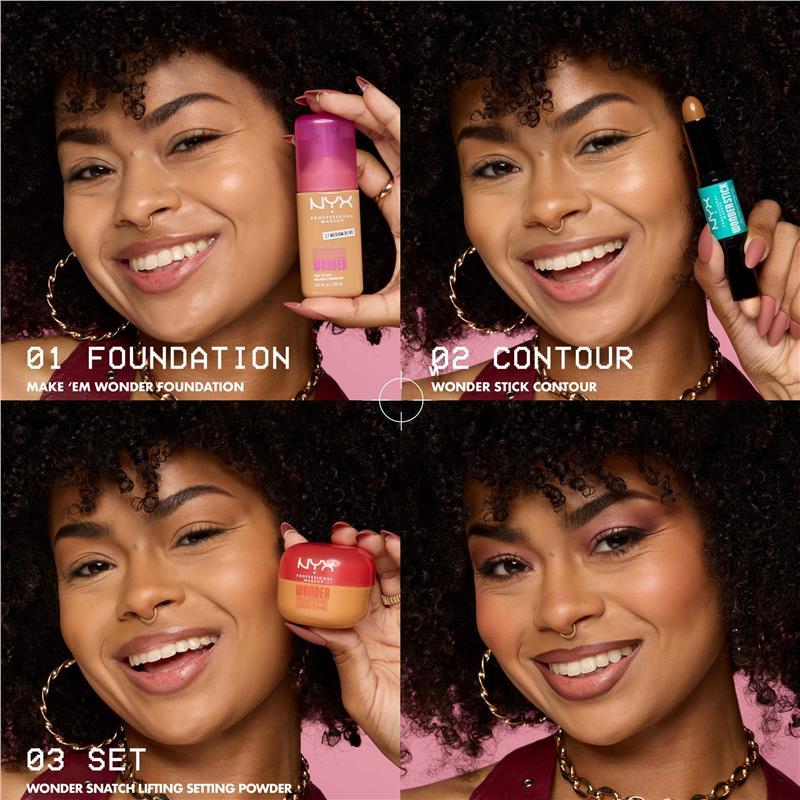 NYX Make EM Wonder Foundation Deep Walnut