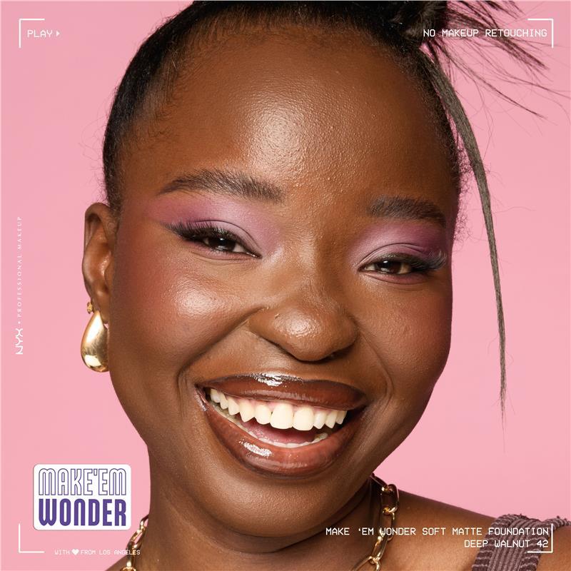 NYX Make EM Wonder Foundation Deep Walnut