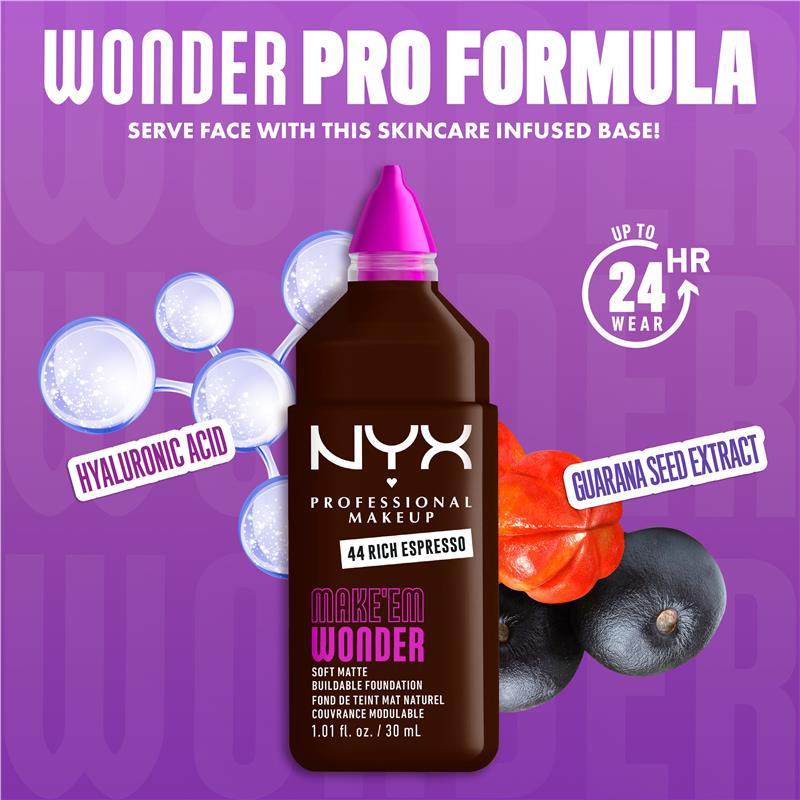 NYX Make EM Wonder Foundation Rich Espresso