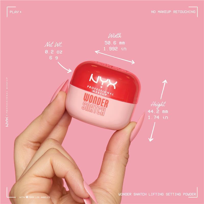 NYX Wonder Snatch Powder Sugar Serve Translucent Light