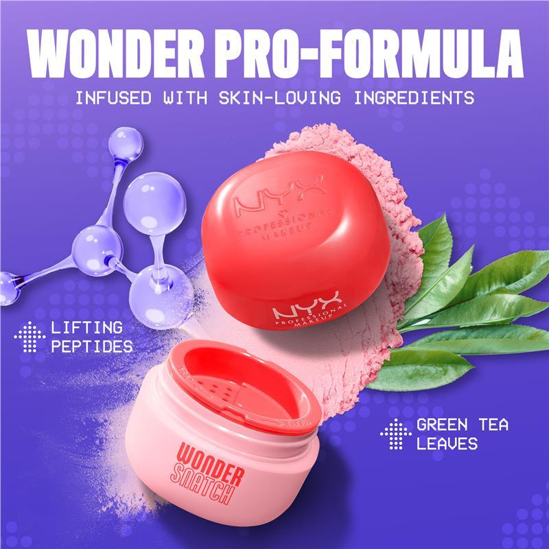 NYX Wonder Snatch Powder Cheeky Cherry Brightening Pink