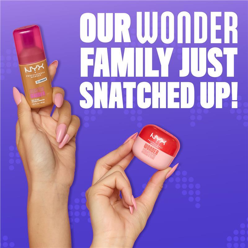 NYX Wonder Snatch Powder Cheeky Cherry Brightening Pink