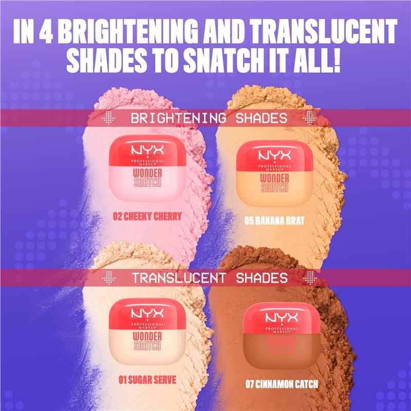 NYX Wonder Snatch Powder Cinnamon Catch Translucent Rich