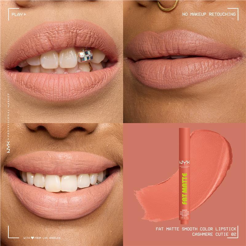 NYX Fat Matte Lip Balm Cashmere Cutie